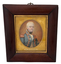 Vice-Admiral Sir Edward Buller, 1st Baronet, Portrait Miniature. After Michael Keeling & Henry Cook.