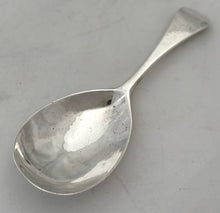 George III Silver Caddy Spoon. London 1790 Peter & Ann Bateman.