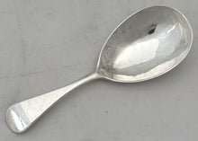George III Silver Caddy Spoon. London 1790 Peter & Ann Bateman.