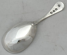 George III Silver Caddy Spoon. London 1790 Peter & Ann Bateman.