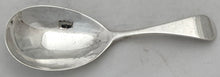 George III Silver Caddy Spoon. London 1790 Peter & Ann Bateman.