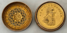 ‘Naval Victories’ 1794 - 1816, Early 19th Century Cased Set of Gilt Metal Medalets.