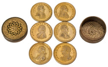 ‘Naval Victories’ 1794 - 1816, Early 19th Century Cased Set of Gilt Metal Medalets.