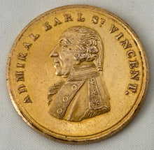 ‘Naval Victories’ 1794 - 1816, Early 19th Century Cased Set of Gilt Metal Medalets.