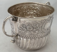 William III Britannia Silver Porringer. London 1697, Seth Lofthouse. 13 troy ounces.