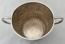 William III Britannia Silver Porringer. London 1697, Seth Lofthouse. 13 troy ounces.