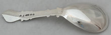 Early Victorian Silver Caddy Spoon. Birmingham 1842, George Unite.