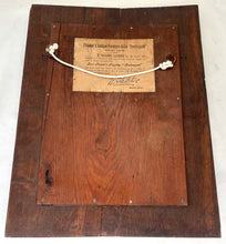 'Made From The Old Foudroyant' Oak Plaque & Copper Shield.