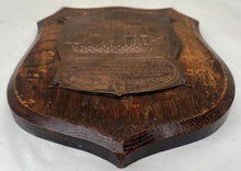 The Death of Vice-Admiral Horatio Viscount Nelson Centenary Plaque, Made with Copper from HMS Victory.