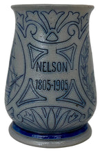 Vice Admiral Viscount Nelson Centenary Stoneware Portrait Mug, circa 1905.