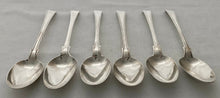 Georgian, George III, Six Silver Tablespoons. London 1770 Richard Redrick. 13.2 troy ounces.