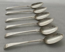 Georgian, George III, Six Silver Tablespoons. London 1770 Richard Redrick. 13.2 troy ounces.