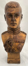 George VI Bronzed Plaster Bust, After Ernest Shone-Jones.