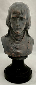 Napoleon Bonaparte, 19th Century Bronze Bust. After Louis-Simon Boizot.