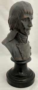 Napoleon Bonaparte, 19th Century Bronze Bust. After Louis-Simon Boizot.