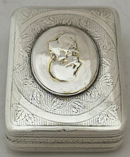 Vice Admiral Horatio Nelson, 1st Viscount Nelson, Silver Portrait Snuff Box. Birmingham 1805 William Pugh. 1.6 troy ounces.
