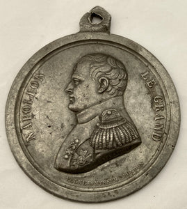 'Napoleon Le Grand' Medal from Palmers Museum, 97 Pall Mall, London. Circa 1815. After Gayrard.