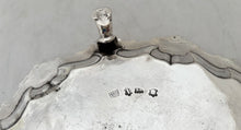 George II Silver Waiter, Provenance: Collection of Charlie & Shirley Watts. London 1753 William Justis. 9.9 troy ounces.