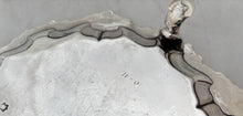 George II Silver Waiter, Provenance: Collection of Charlie & Shirley Watts. London 1753 William Justis. 9.9 troy ounces.