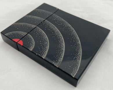 French Art Deco Painted Bakelite Cigarette Case, circa 1935.