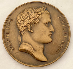 Napoleon Bonaparte Bronze Medal for General Desaix, Place des Victoires, Paris. After Andrieu & Brenet.