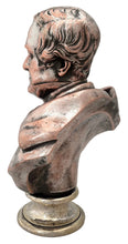 The Duke of Wellington, A Silver Plate on Copper Bust in the Manner of Elkington.