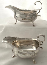 Georgian, George III, Pair of Silver Sauce Boats. London 1761 David Mowden. 14.2 troy ounces.