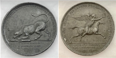French Medal for the 1803 Declaration of War by Britain & Occupation of Hanover by the French Army.