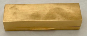 George V Silver Gilt Box. London 1913 Asprey & Co. Ltd. 2.4 troy ounces.