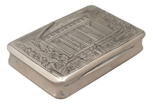 Austrian Silver Theseus Temple Snuff Box. Vienna 1848, 2.7 troy ounces.