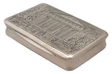 Austrian Silver Theseus Temple Snuff Box. Vienna 1848, 2.7 troy ounces.