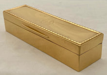 George V Silver Gilt Box. London 1913 Asprey & Co. Ltd. 2.4 troy ounces.