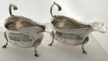 Georgian, George III, Pair of Silver Sauce Boats. London 1761 David Mowden. 14.2 troy ounces.