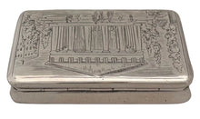 Austrian Silver Theseus Temple Snuff Box. Vienna 1848, 2.7 troy ounces.