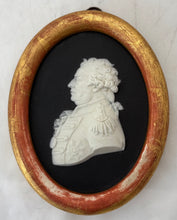 Admiral Adam Duncan, 1st Viscount Duncan, Wedgwood Black Jasperware Portrait Medallion. After John De Vaere.
