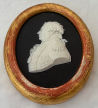 Admiral Adam Duncan, 1st Viscount Duncan, Wedgwood Black Jasperware Portrait Medallion. After John De Vaere.