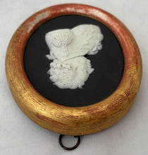 Admiral Adam Duncan, 1st Viscount Duncan, Wedgwood Black Jasperware Portrait Medallion. After John De Vaere.