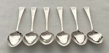 Georgian, George III, Six Silver Teaspoons. London 1805 George Wintle. 2.8 troy ounces.