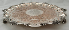 Late Georgian Old Sheffield Plate Salver, Arms of Crompton. T & J Crewsick, circa 1820 - 1840.