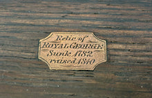 'Relic of Royal George, Sunk 1782, Raised 1840', Snuff Box.