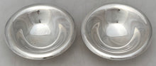 Elizabeth II Pair of Modernist Silver Dishes. London 1988, Asprey. 4.4 troy ounces.