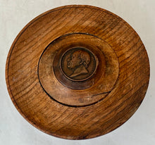 Admiral John Jervis, 1st Earl of St Vincent, Bronze Medal Inset into an Oak Tazza. Circa 1820 After George Mills.