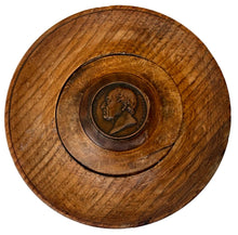 Admiral John Jervis, 1st Earl of St Vincent, Bronze Medal Inset into an Oak Tazza. Circa 1820 After George Mills.