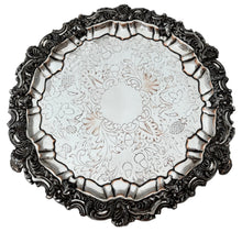 Early Victorian Silver Plate on Copper Salver, circa 1850.