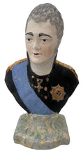 Emperor Alexander I of Russia, Early 19th Century Staffordshire Pottery Bust in the Manner of Wood and Caldwell.