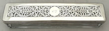George IV Silver and Cut Glass Dressing Table Box. London 1829 Archibal Douglas. 2.3 troy ounces.