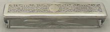 George IV Silver and Cut Glass Dressing Table Box. London 1829 Archibal Douglas. 2.3 troy ounces.
