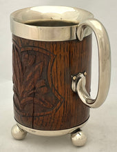 Surma Valley Light Horse, British Indian Army, Wood and Silver Plated Mug, circa 1899.