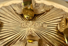 Four George III Silver Gilt Rams' Masks Salts. London 1783 William Pitts. 29.7 troy ounces.