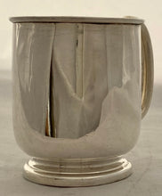 George VI Silver Christening Mug. Sheffield 1939 Viner's Ltd. 3.2 troy ounces.